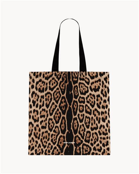 ysl portacarte leopardato|leopard totebag .